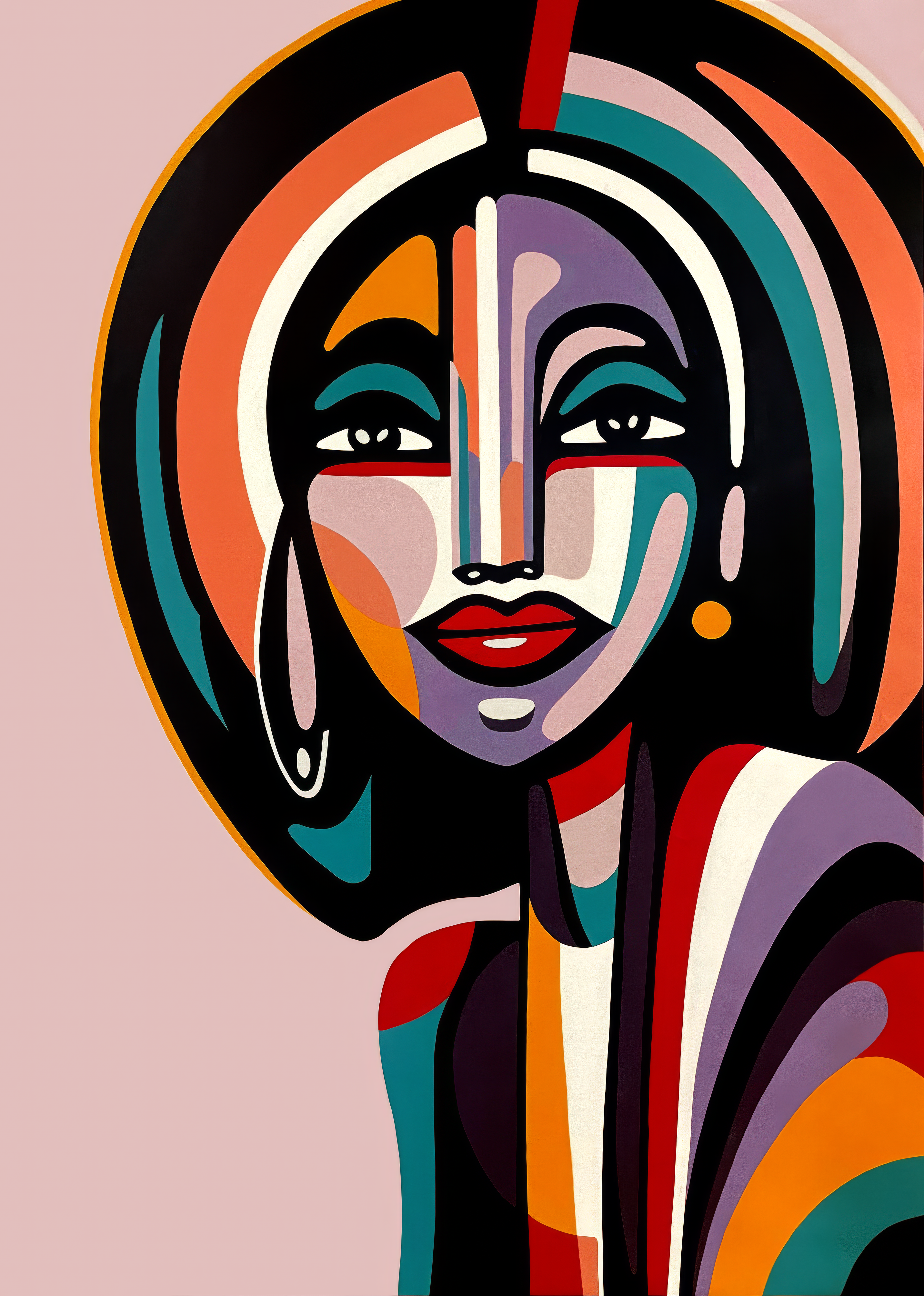 Aetherian, original abstract painting by Sarah Main, 2025