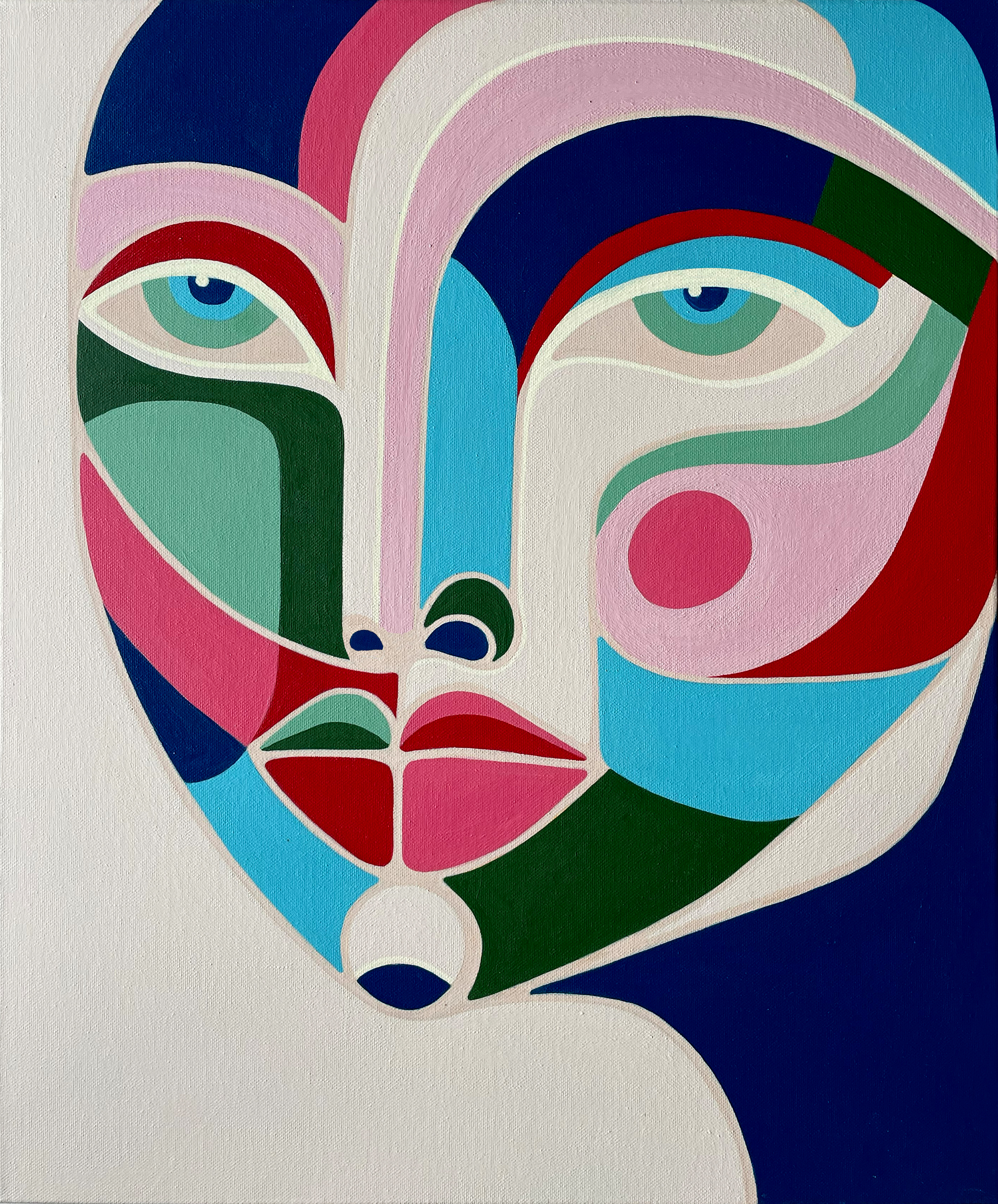 Equanimity, original abstract painting by Sarah Main, 2025