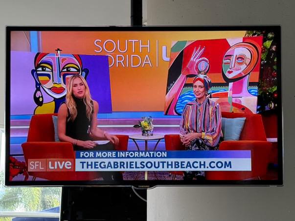 Gabriel Miami Art Week installation