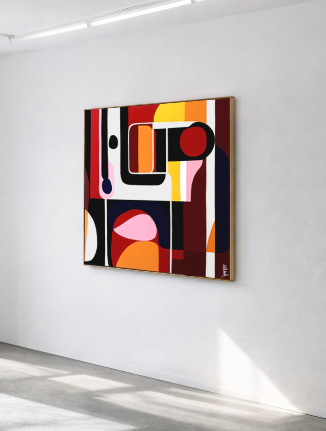 Sarah Main artwork in situ